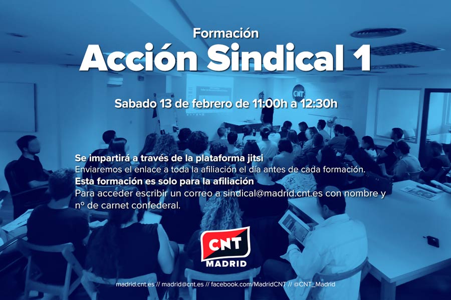 Formacion en Accion Sindical 1 CNT Madrid