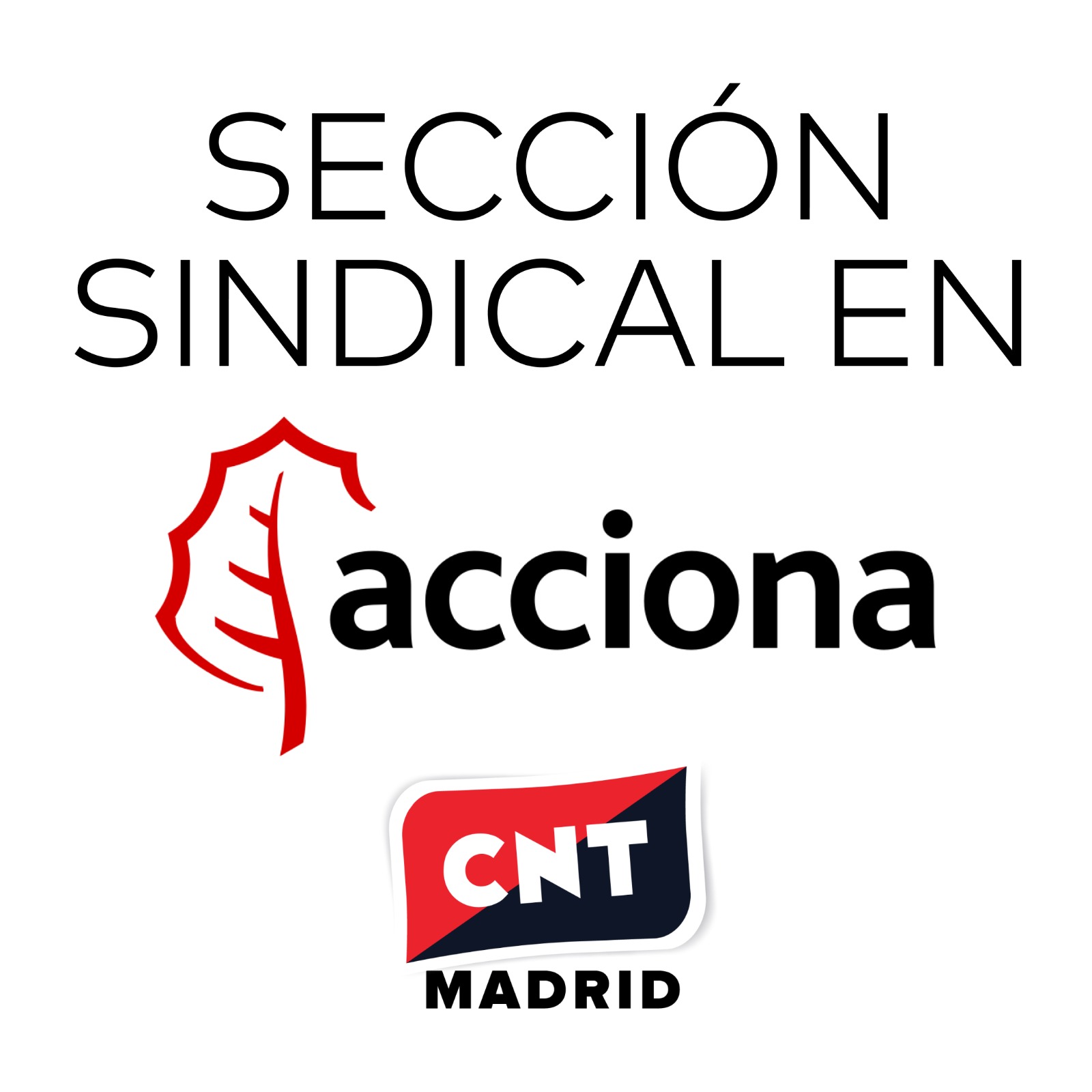 sección sindical de CNT Madrid en Acciona