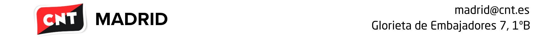 Sindicato CNT de Madrid