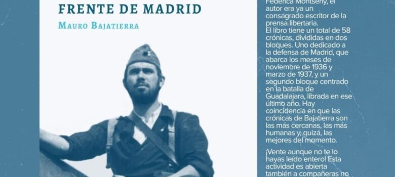 Cartel de la sesión de Crónicas del frente de Madrid